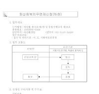 (하천)원상회복의무면제신청서